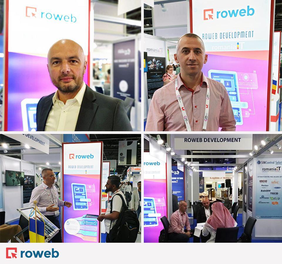 Promoting Roweb Development services at MWC22